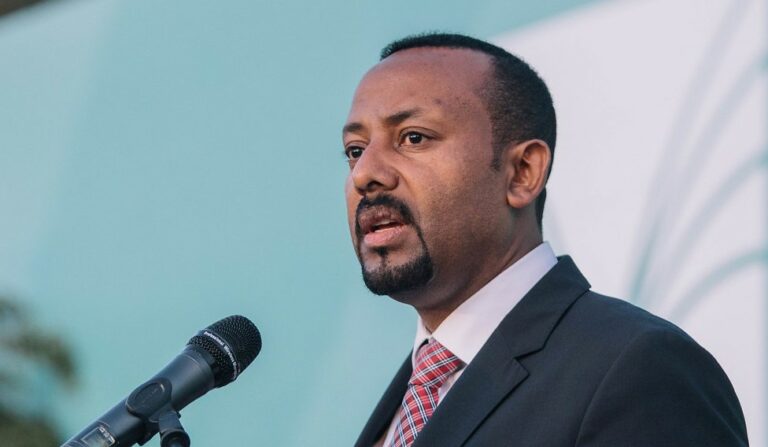 Bilde av fredsprisvinner Abiy Ahmed