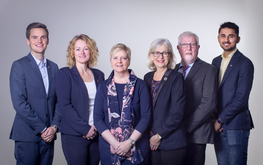 Gruppebilde av fylkestingsgruppen til Rogaland KrF 2019-2023