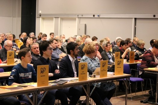 Bilde fra fylkesårsmøtet i 2018