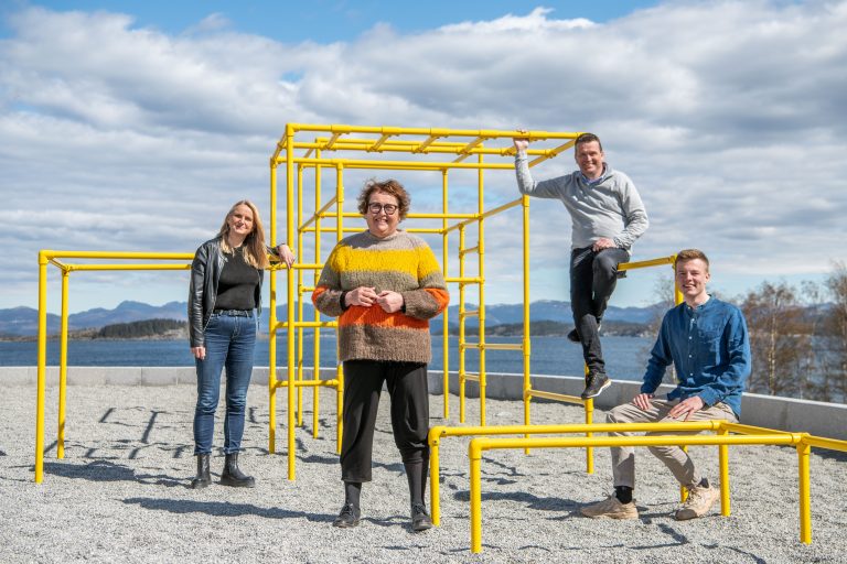 Bilde av de fire fremste på stortingslisten til Rogaland KrF