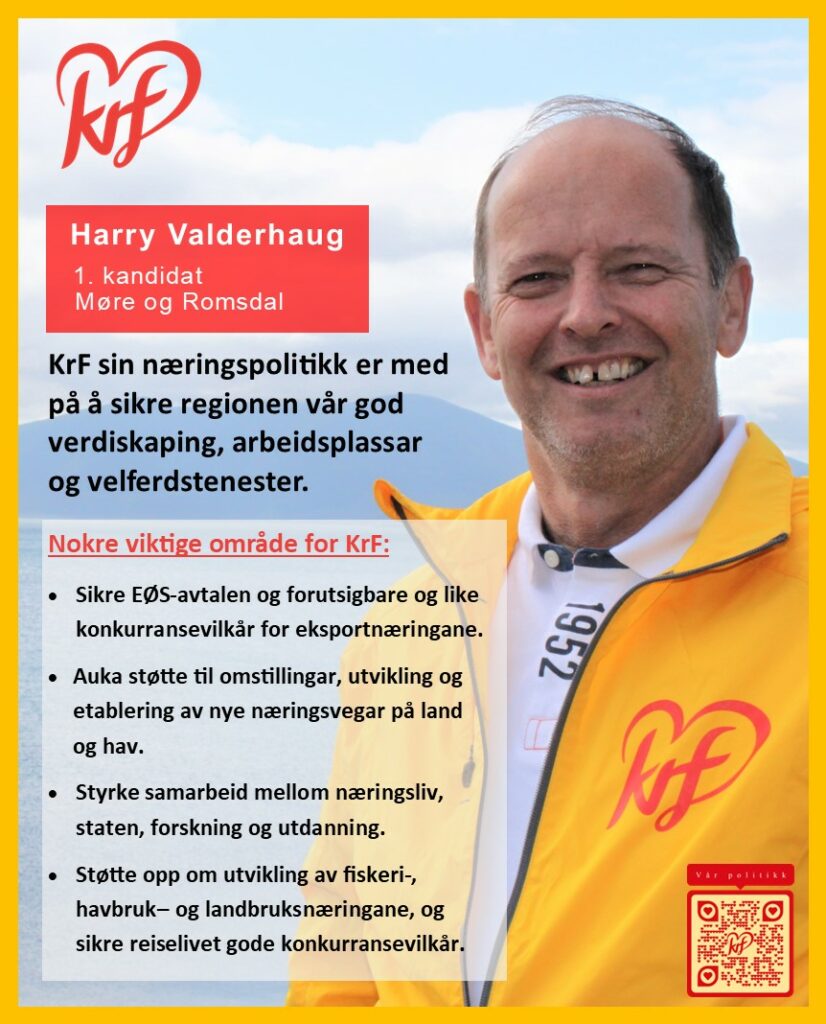 KrF-annonse - Møre og Romsdal - næringspolitikk