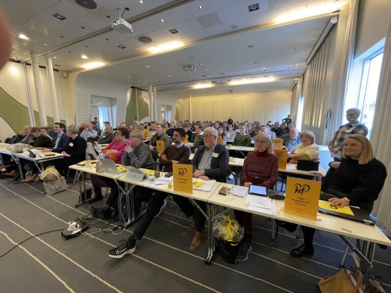 Bilde av delegater på fylkesårsmøtet i Rogaland KrF