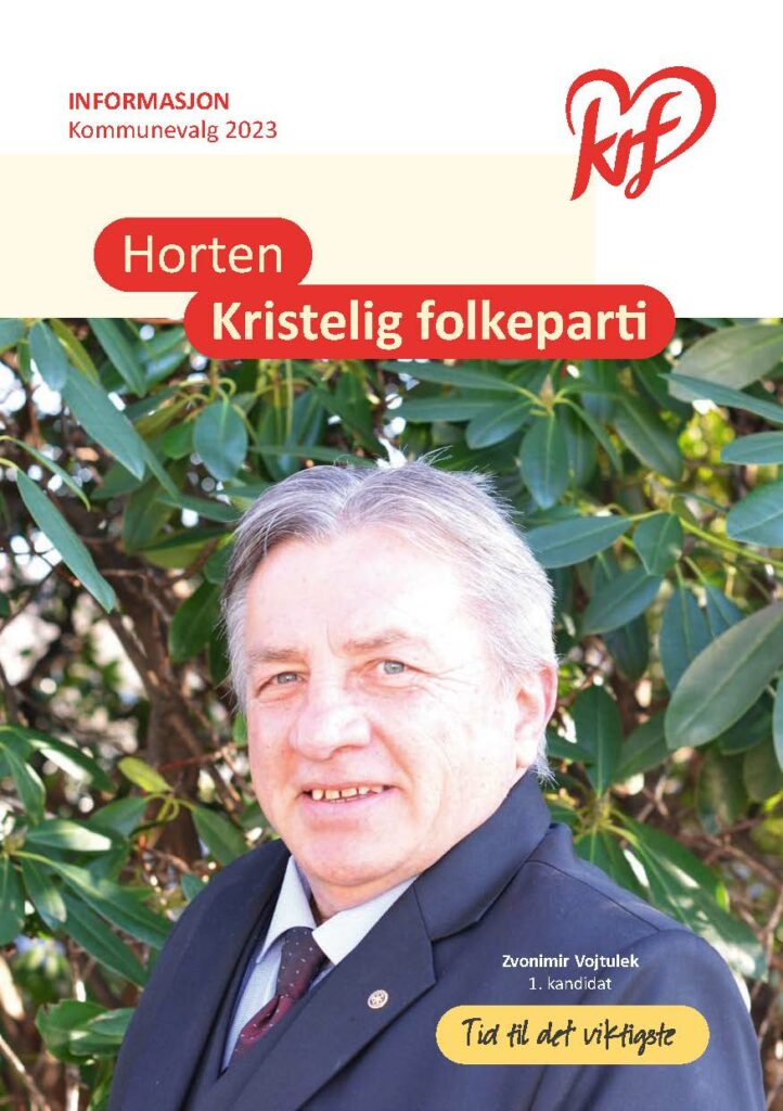 Horten KrF valgbrosjyre