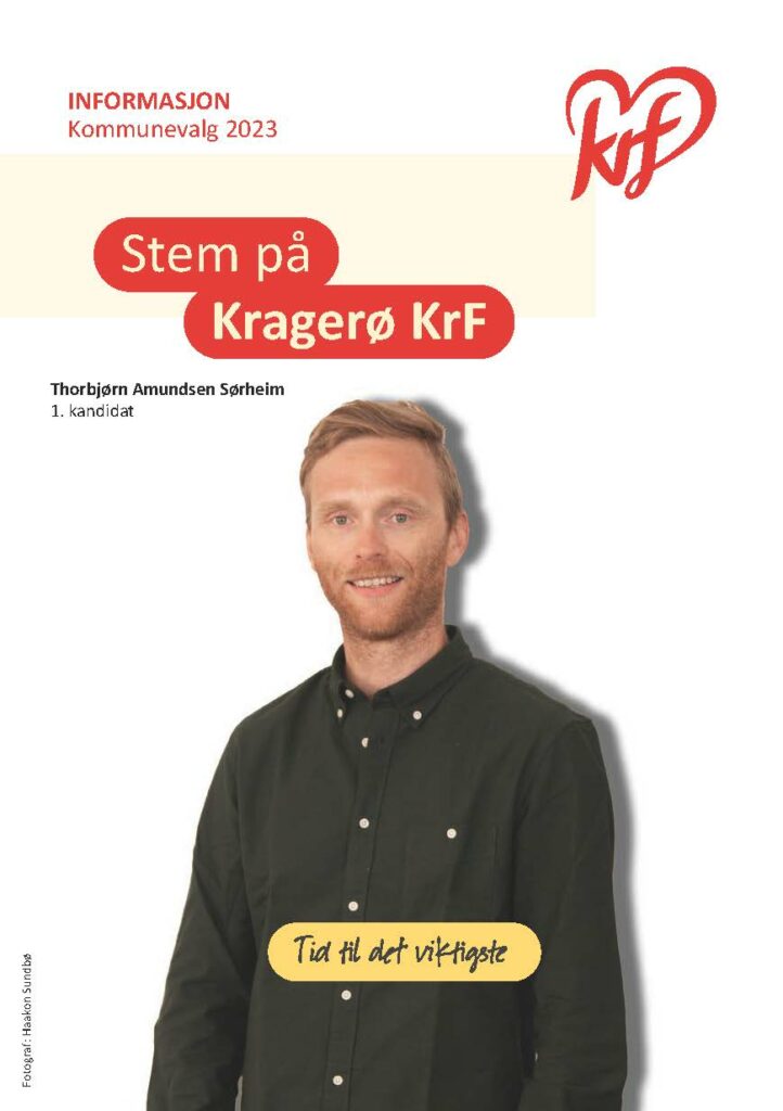 Valgbrosjyre Kragerø KrF