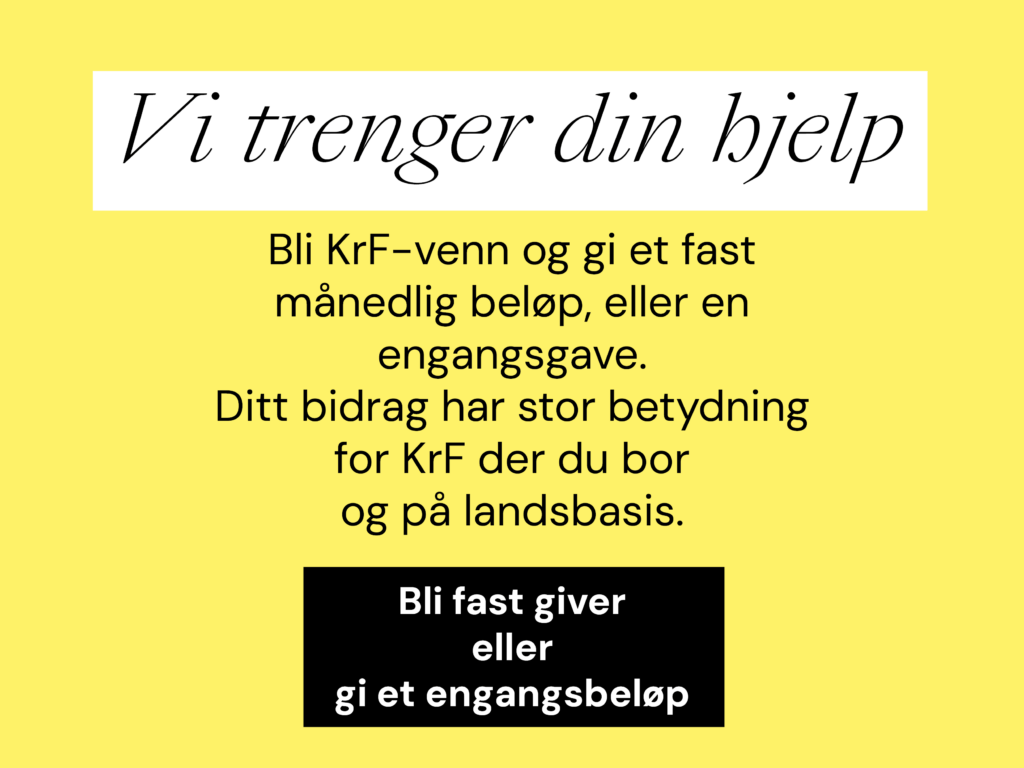 Gi en gave til KrF